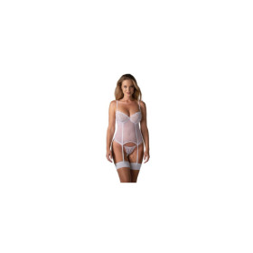 Alissium corset et string - Blancs
